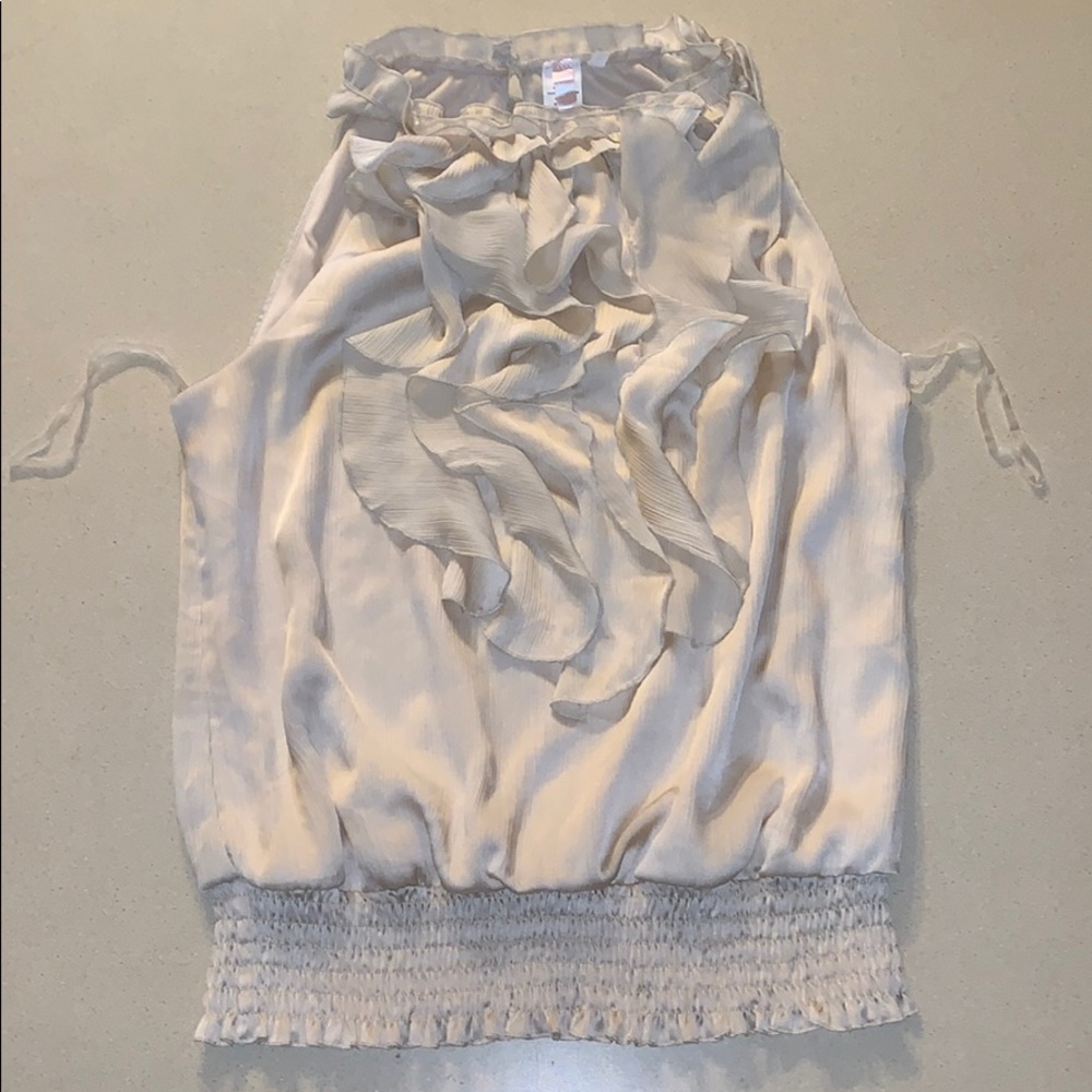 Silk n’ Ruffle Dress Blouse
